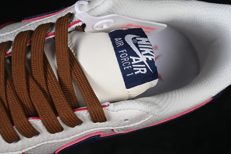 All Categories Nk Air Force 1 Air Force Series Nk Air Force 1 Low Air Force Low Nike Air Force 1'07 Low Milk White Blue Red Spot Air Force One Low Casual Sneakers NH0601-545